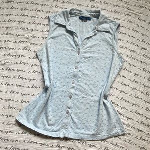 Cutest Eyelet Summer Golf Top